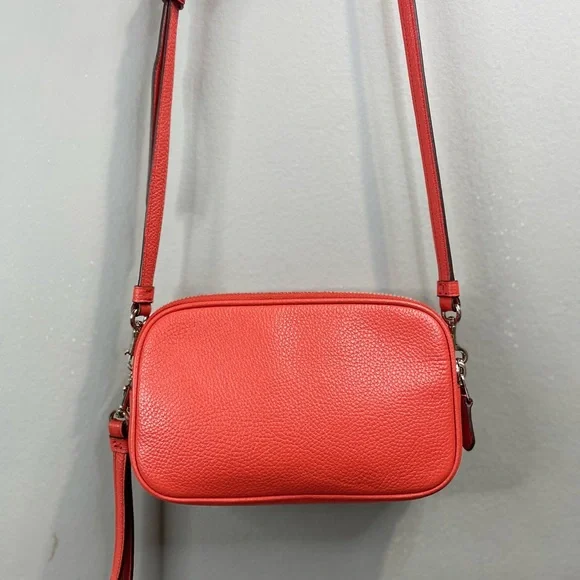 Coach Red Studded Crossbody Bag - Picture 9 of 10